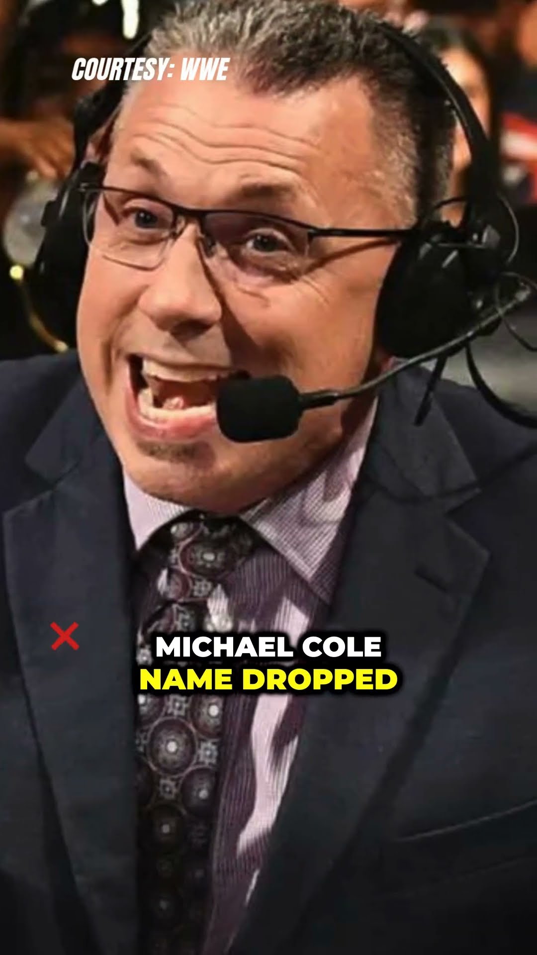 Did Michael Cole Name-Drop an AEW Star WWE Fans React! #MichaelCole #JonMoxley #WWEAEW #shorts