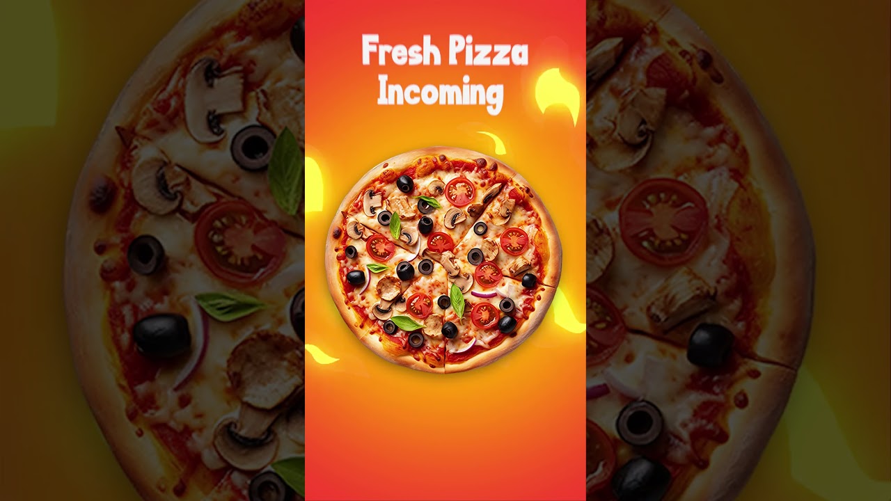 Eye Catchy Pizza Ad 🍕
