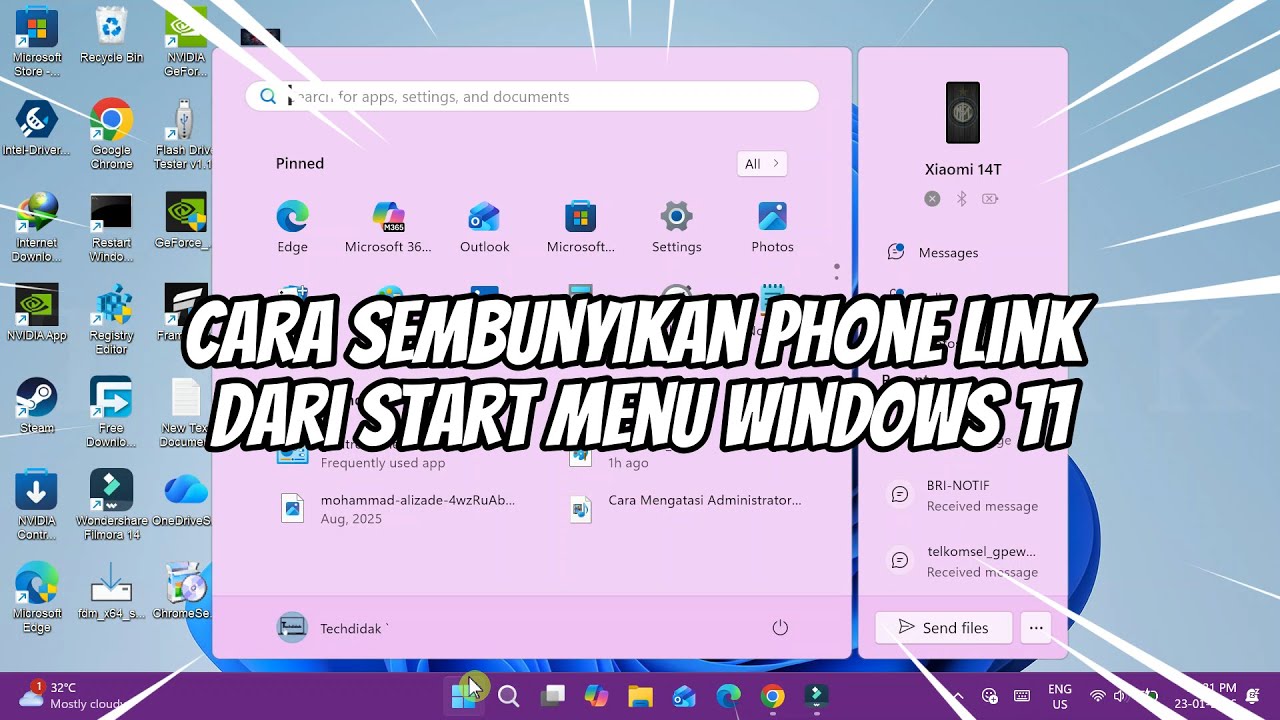 Как скрыть функцию «Телефон» из меню «Пуск» Windows 11