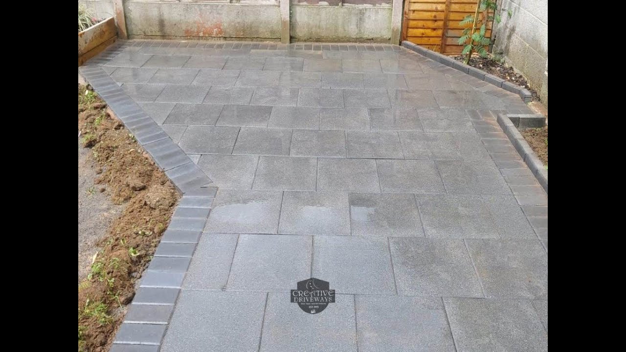 Newgrange Granite Patio with Slane Border in Newbridge, Co  Kildare