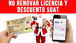 ¡CUIDADO! NO RENOVAR LICENCIA y DESCUENTO SOAT - SEGURO OBLIGATORIO