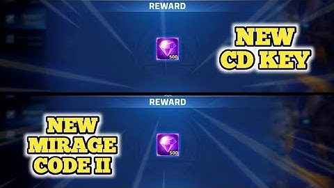 NEW MIRAGE CODE II PHARSA & NEW CD KEY  Mobile Legends: Adventure