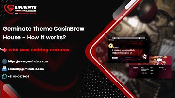 Geminate Theme CasinBrew House - How it works?