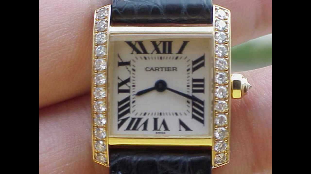 cartier tank francaise youtube