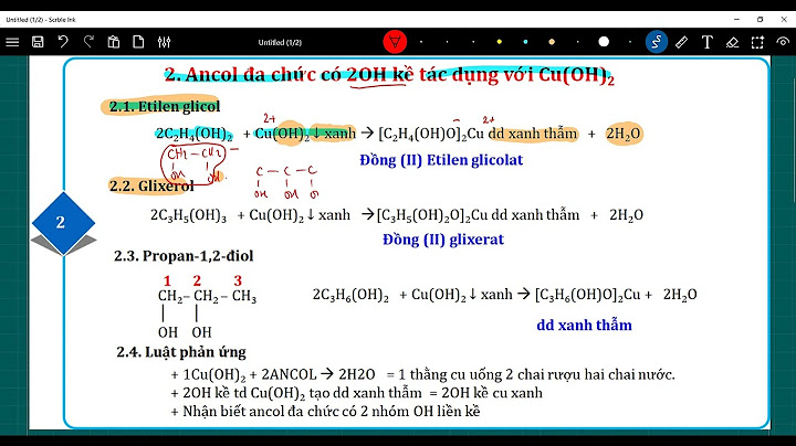 Chất nào hòa tan được cu oh 2 hóa 11 năm 2024