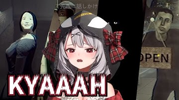 Chloe VS Jump Scares Moments in The Closing Shift 【Hololive / Sub Eng】