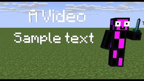 How to Properly Make Text in Mine-Imator