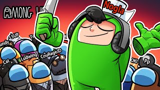 This Among Us Imposter Win Shocked All These Big Streamers... Among Us Funny Moments