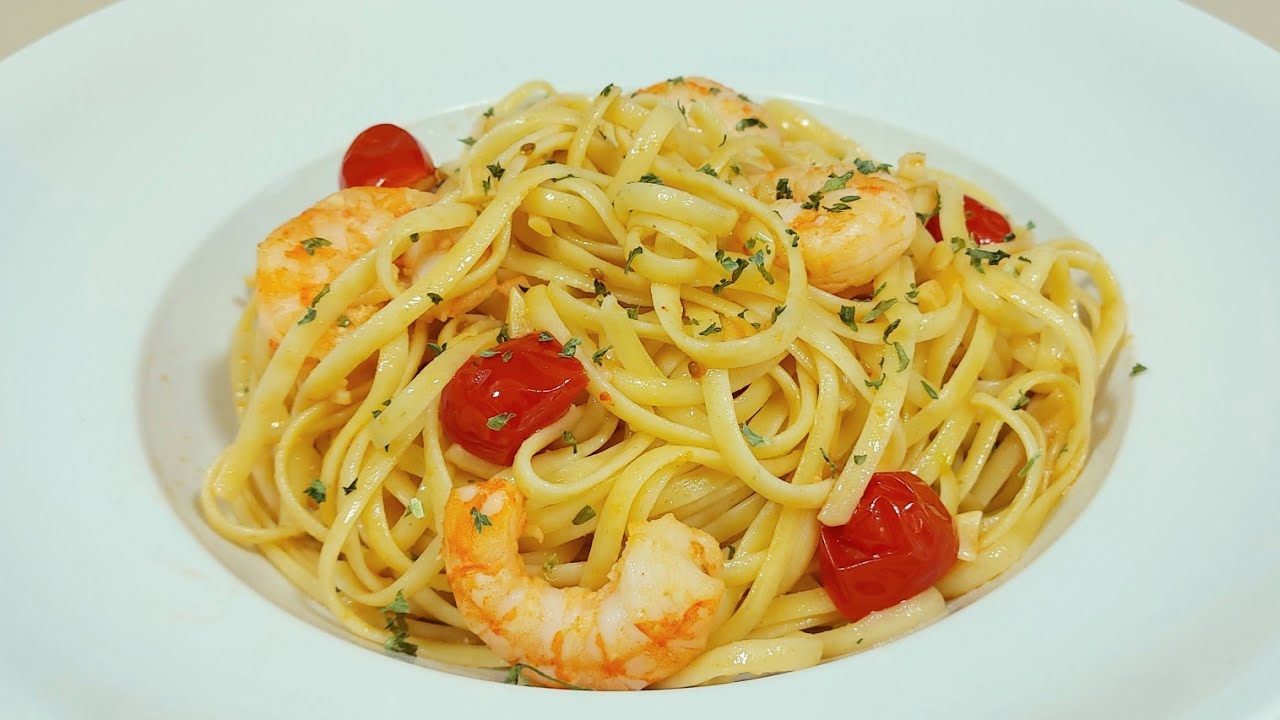 🤩 TALLARINES 🦐 CON LANGOSTINOS AL AJILLO 🧄 // BEATRIZ COCINA