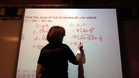 McCrory Geometry 10-2 Developing Formulas for Circles part 1
