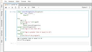 Celebrity Learn Python From Beginner To Advanced Level : 28  Tutorial 28 Python User Defined Exception Net Worth