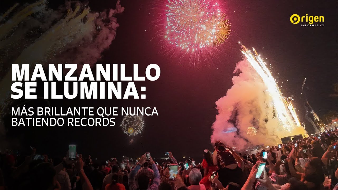 Manzanillo se Ilumina bate el récord de asistencia, 175 mil asistentes en las bahías de Manzanillo