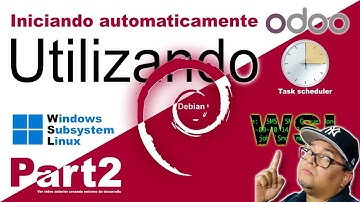 Iniciando automáticamente odoo al iniciar el ordenador en Windows Subsystem for Linux.