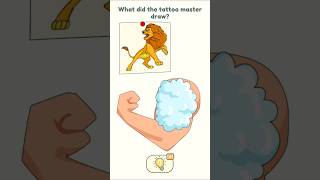 Draw tattoo 🦁#games #dop2 #shorts #tattoo #level 684 screenshot 3