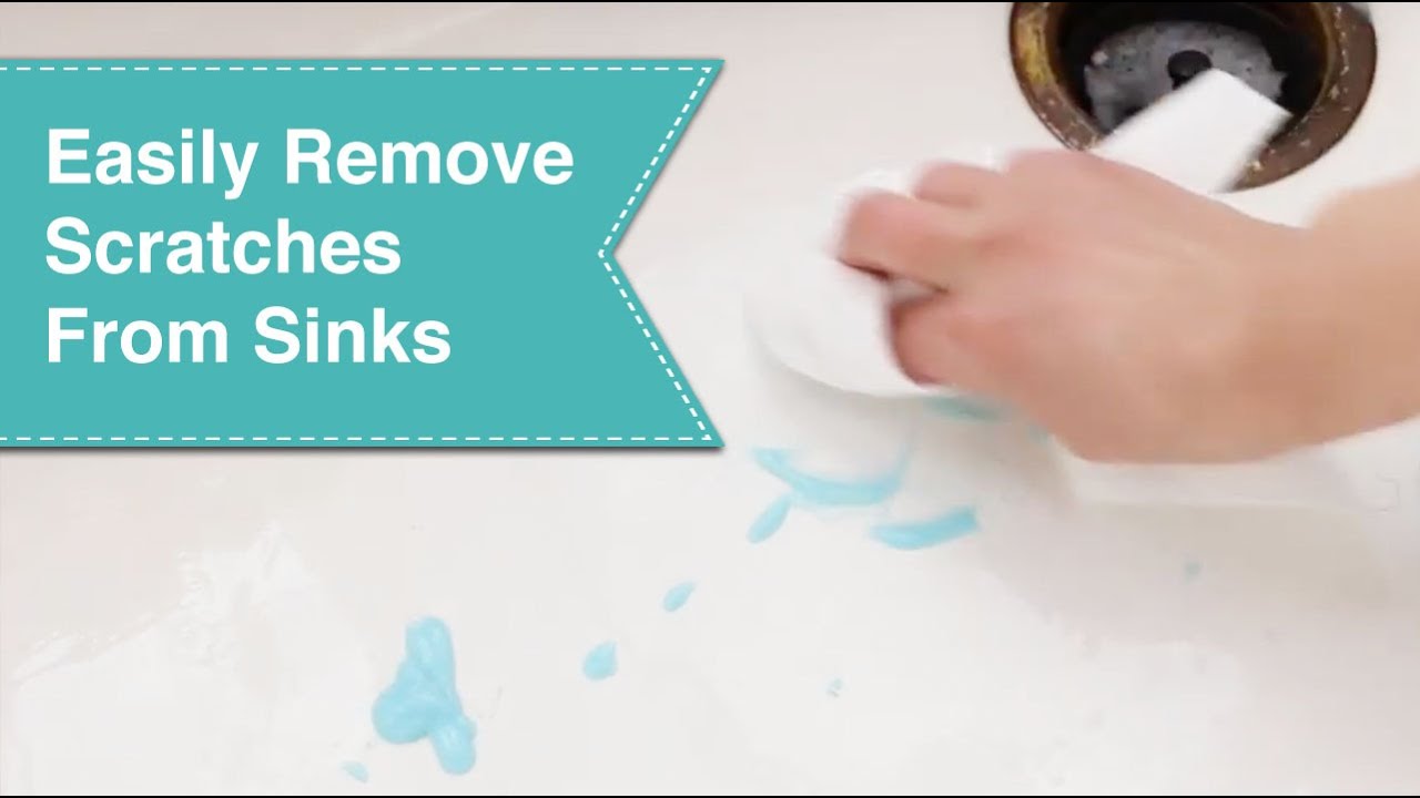 How To Easily Remove Scratches From Your Sink YouTube
