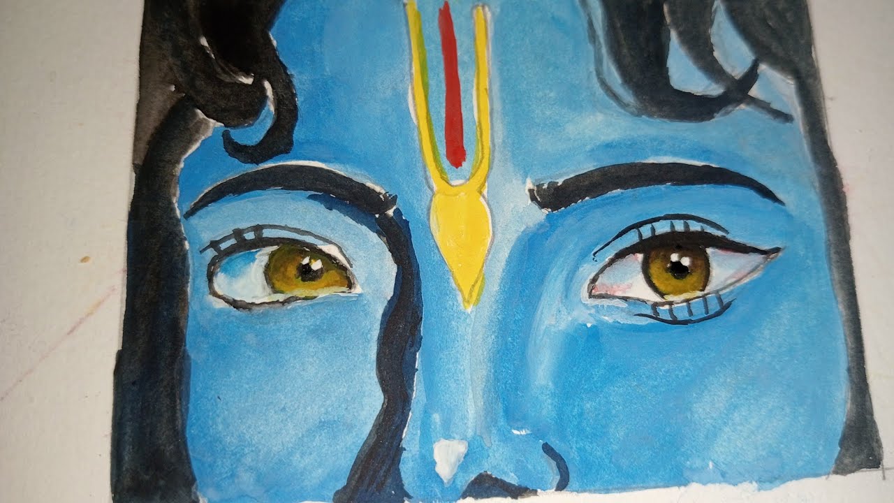 Krishna eyes ❣️.... Most beautiful eyes in universes 🎶🖌️