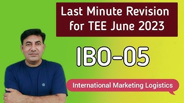 #IBO-05 #Important Questions and Answers