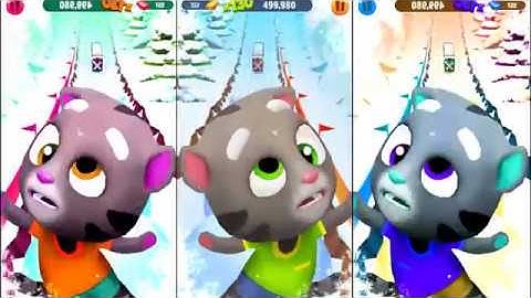 Talking Tom Gold Run Android New Gameplay - Catch the Raccoon - Part 310