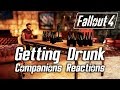 Fallout 4  getting drunk  all companions reactions