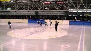 2013 BK Shorttrack Hasselt,finale 1500m, Kyle Aerens, Stijn Desmet, Jens Almey, Matthias Vosté, Rino screenshot 5