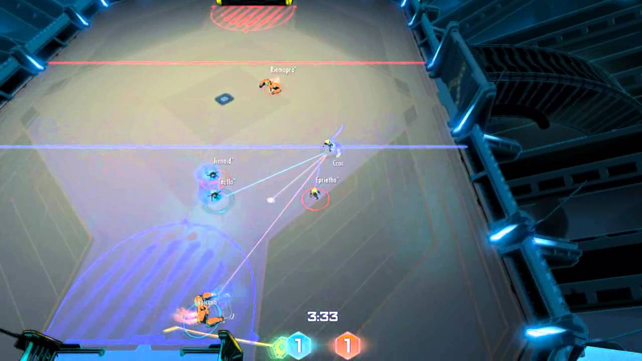 Arena: Cyber Revolution - Primeira Partida, Robozão Frango, não Acerto um Passe