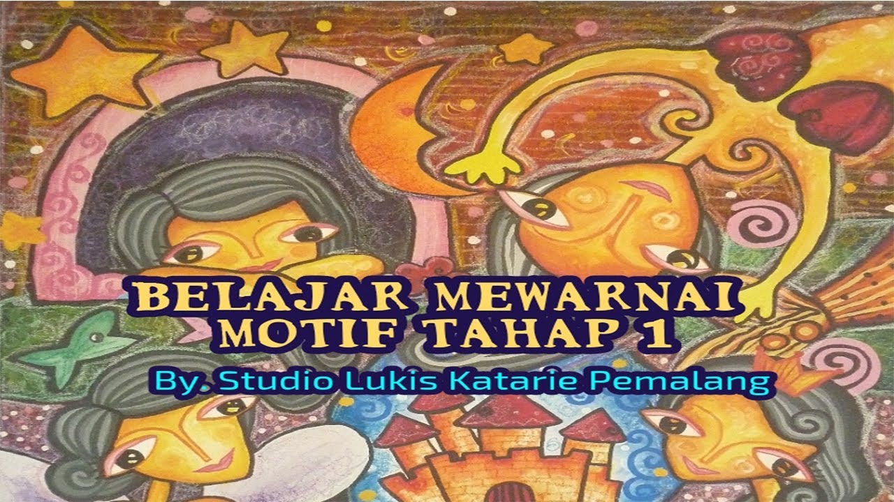 Teknik Mewarnai Langit Untuk Pemula Crayon Tutorial 1 By Katarie Art Studio