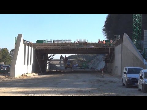 [Wildbrücke]'Verschwenkung A8 n.Trasse'