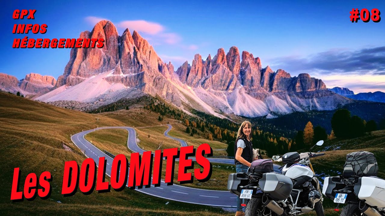  Les DOLOMITES  🤩🤩  GPX, infos (Petit Roadtrip de 40 jours #08)