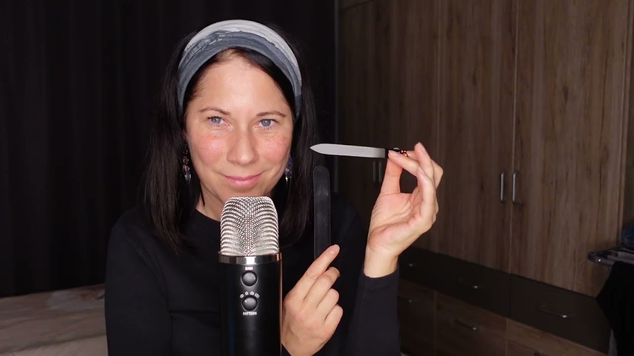 Lassú. halk beszéd, körmeid érintése, finom apró hangocskák / ASMR