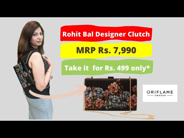 Entrepreneur - Thank you Oriflame for this purse, collection of Rohit Bal. # rohitbal #oriflameindia #oriflame | Facebook