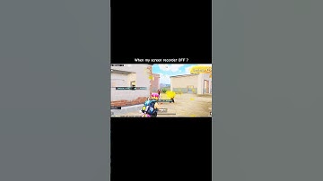 When I OFF my screen recording #bgmishorts #bgmi #pubg #viralshort