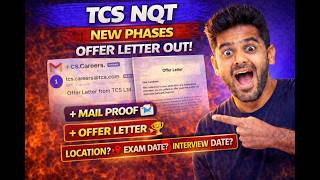 Tcs Nqt New Phase Offer Letter Out Mail Proof Location, Exam Interview Date Update