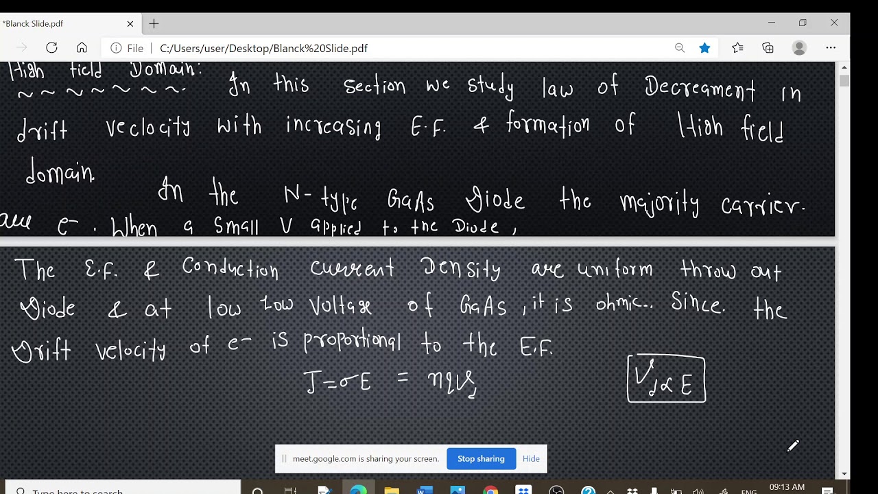 Read diode # Lecture 54 # Microwave Electronics # M.Sc. Final