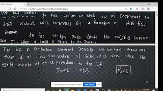 Read diode # Lecture 54 # Microwave Electronics # M.Sc. Final