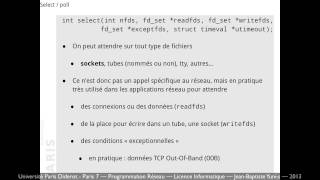 Cours programmation socket (réseau) n°8 - E/S non-bloquantes en langage C