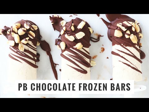 Peanut Butter Chocolate Frozen Bars | Gluten-Free, Vegan Dessert | Healthy Grocery Girl