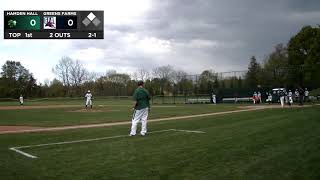 Varsity Boys Baseball vs Hamden Hall