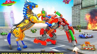 Flying Muscle Car Robot |gadi game|Horse Robot Game#FlyingMuscleCarRobot #ookidstv#ootv#gadiwalagme screenshot 3