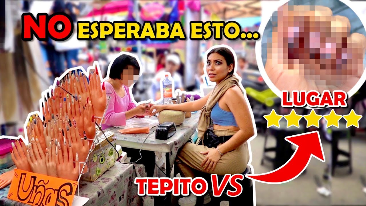 FUI A HACERME LAS UÑAS AL BARRIO + PELIGROSO VS UN LUGAR 5 ESTRELLAS! *AHORA SI ME DECEPCIONÉ*