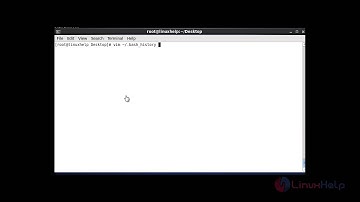 History command in linux