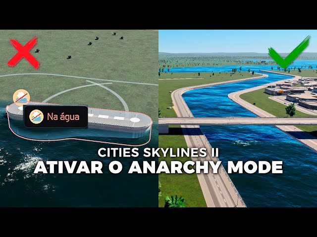 Como habilitar o Anarchy Mode no Cities Skylines 2!