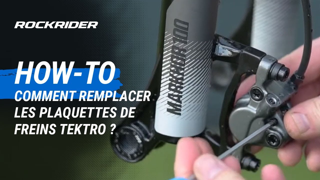 Rockrider 520, comment changer les plaquettes de frein vtt TEKTRO ?