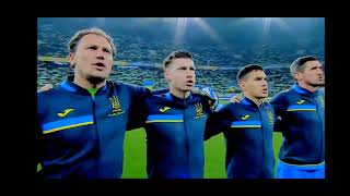 Ukraine National Anthem (vs Bosnia & Herzegovina) - FIFA World Cup 2022 qualifying