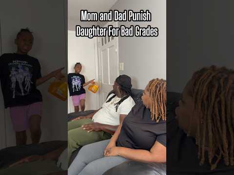 Daughter Gets Punished For Bad Grades By Mom And Dad😳#fypシ゚viral #reels #shorts