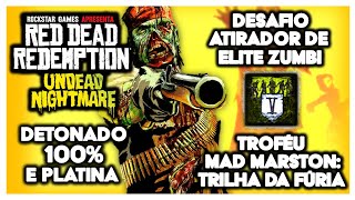 Red Dead Undead Nightmare - Detonado Platina - Desafio Atirador de Elite Zumbi (Troféu Mad Marston) screenshot 4