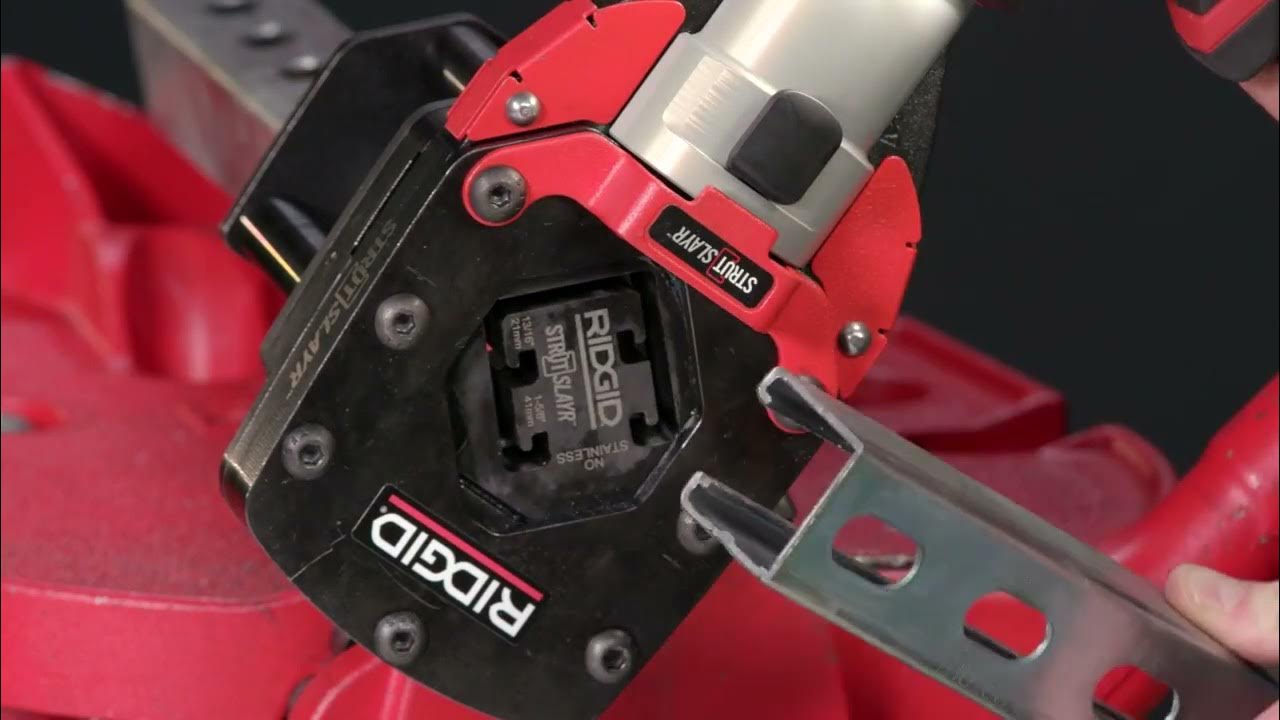 How To Use The RIDGID® StrutSlayr™ Strut Shear Head YouTube