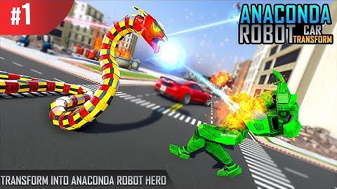 ANACONDA ROBOT CAR GAMES MEGA ROBOT GAMES PART 1