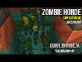 Clearing a Zombie Horde on Minecraft GuildRock SMP