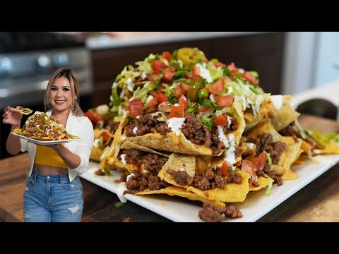 Our Family’s Favorite CHEESY BEEFY NACHOS, fast easy and on a budget!