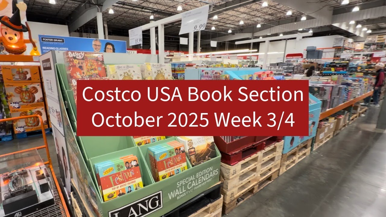 Costco USA Books Walkthrough 🇺🇸 | October 2025 Week 3